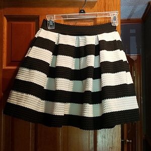 Black and white skirt